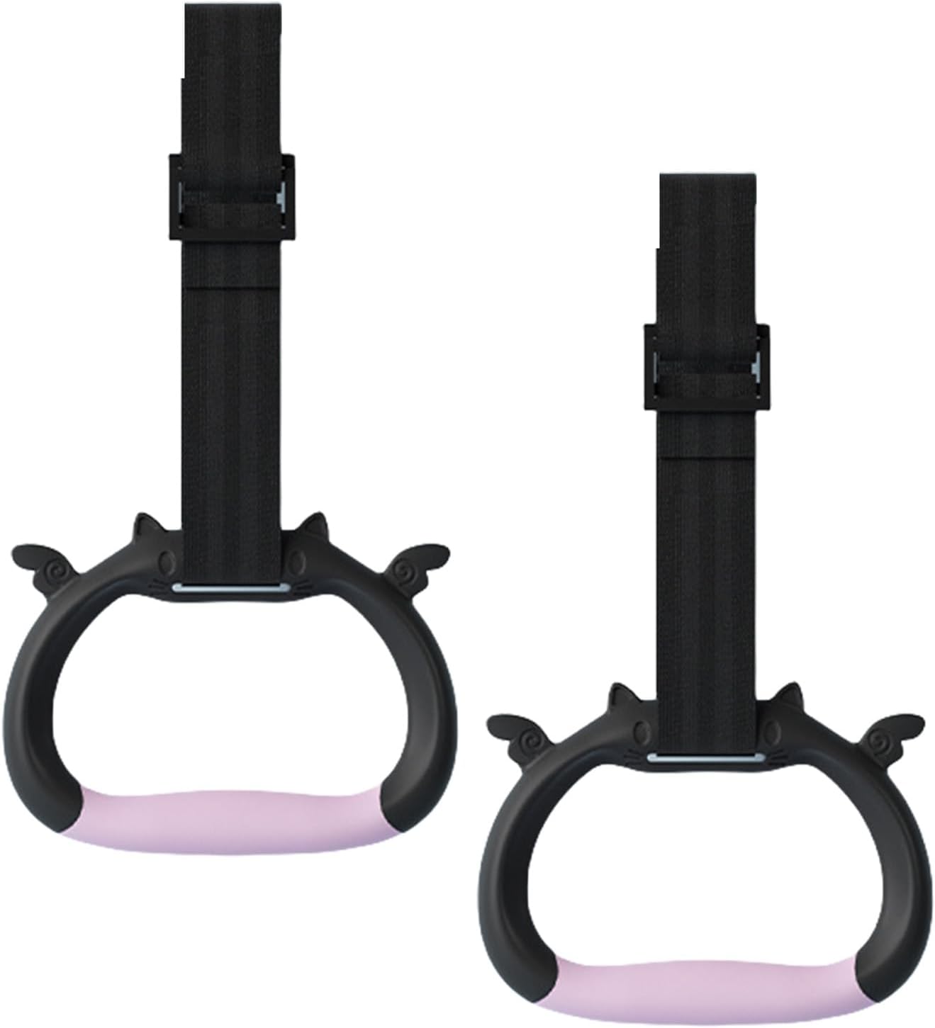 Gymnastic Rings Gym Rings for Kids Children Pulls Up Gym Rings Trapeze Rod Equipment Home Exercise Rings with Strap