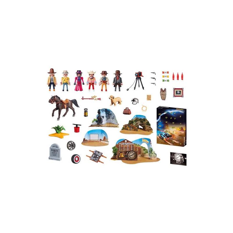 Playmobil 70576 Back to the Future Part 3 Advent Calendar : Amazon