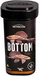 Nutricon: Ração Bottom 110g | Alimento Extrusado com Novo Formato que Afunda | Para Peixes e Invertebrados de Fundo