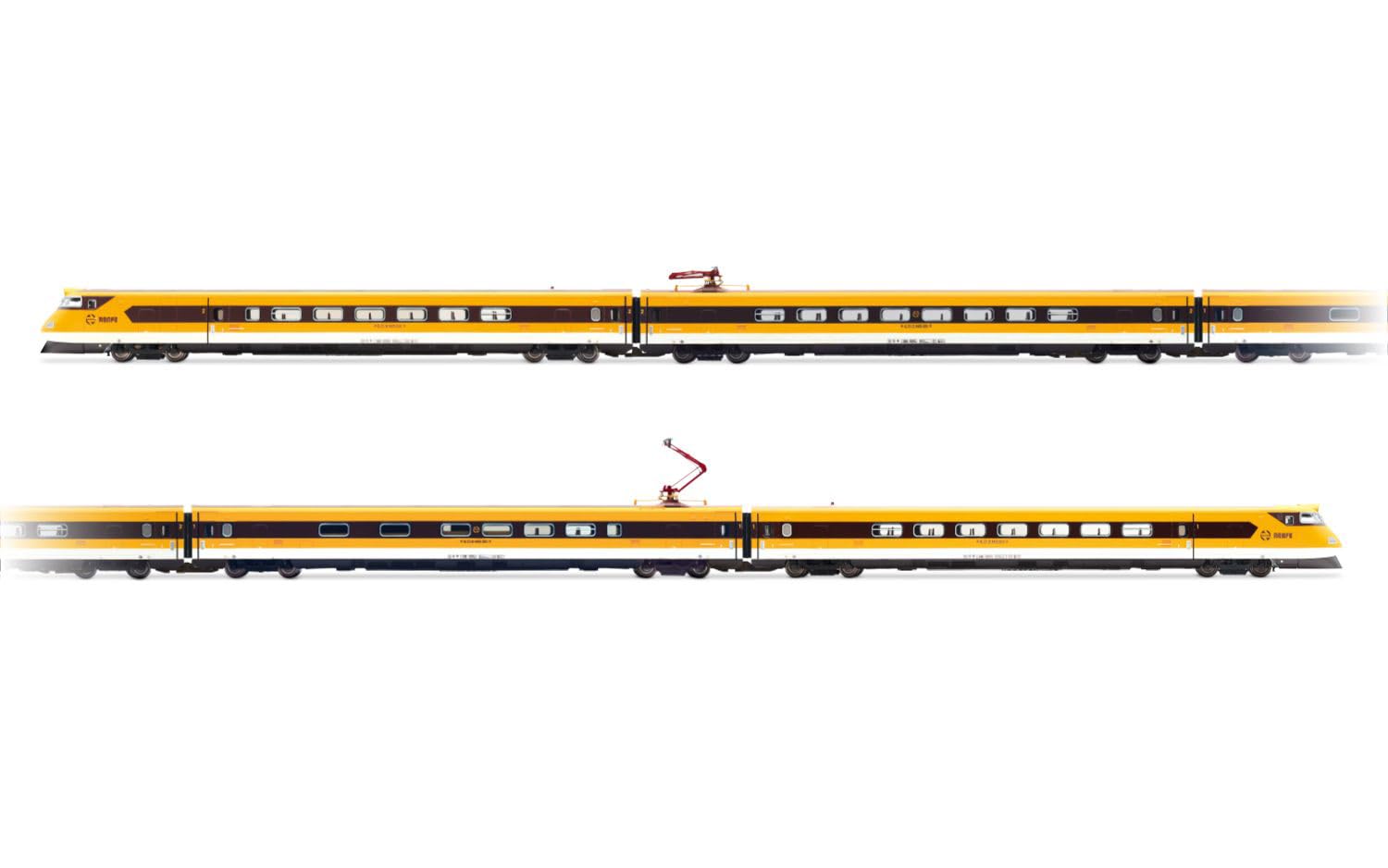 Electrotren HE2015 RENFE, tilting high-speed EMU class 443, with brown roof and modern logo, ep. IVb model RailwayLoco - Electric
