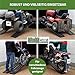 TRUTZHOLM 1 x Auffahrrampe klappbar 228 cm Traglast 340 kg Alu schwarz gelocht Motorradrampe Verladerampe