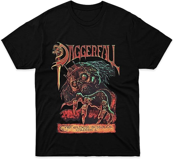 Mens Womens Tshirt Daggerfall Shirts for Men Women Dad Funny Mon, T-Shirt, hoodie