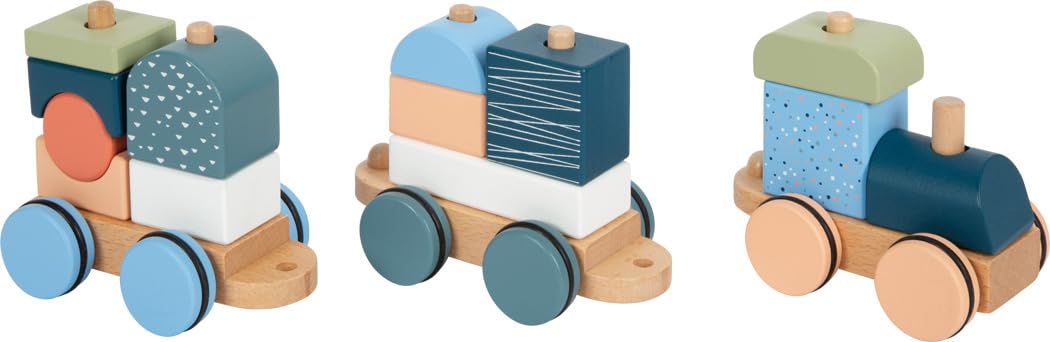 small foot Train en Bois « Arctic » certifié FSC® 100%, pour Enfants à partir de 1 an, 12449