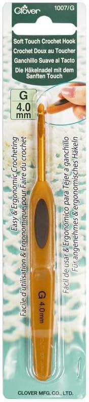 Clover Soft Touch Crochet Hook Yumuşak Saplı Yün Tığ