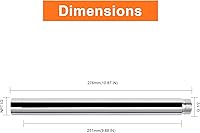 Vista 2 de HarJue Brazo de Extensión para Cabezal de Ducha, Extensor de Ducha con Salida de Agua - Reduce la Altura Existente, Extensión de Tubería de Ducha