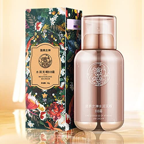 Naroote BB Cream, capa hidratante impermeável BB Cream para maquiagem (01 branco)