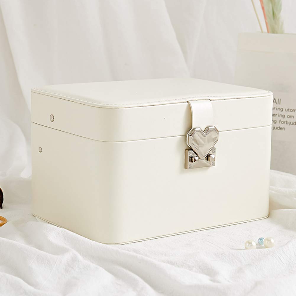 Beau Sac de Maquillage avec Cloisons Amovibles Sac de Rangement cosmétique Trousse à Maquillage Beauty Case pour Pinceaux de Maquillage Vernis à Ongles ect Hermétique