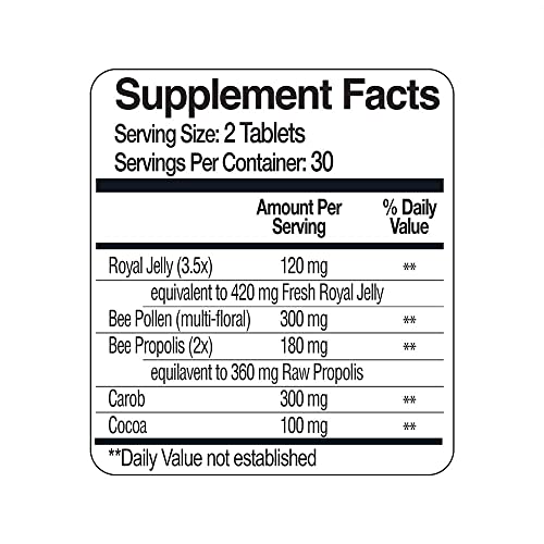 image for BEE & YOU BEE and You Royal Jelly + Propolis + Bee Pollen Chewable Tab