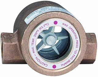 Dwyer Midwest Series SFI-300SS Sight Flow Indicator, Double Window, Stainless Steel Body, ABS Impeller, 3/8
