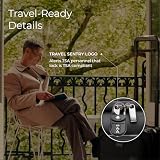 Briggs & Riley Travel Basics zamek kablowy TSA, czarny, rozmiar uniwersalny, zapięcie kablowe TSA