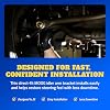 MOOG Front Radius Arm Bushing Kit - Heavy Duty Arm Mount - Idler Bracket & Steering Gear Idler - Wear Resistant Replacement Steering Bracket