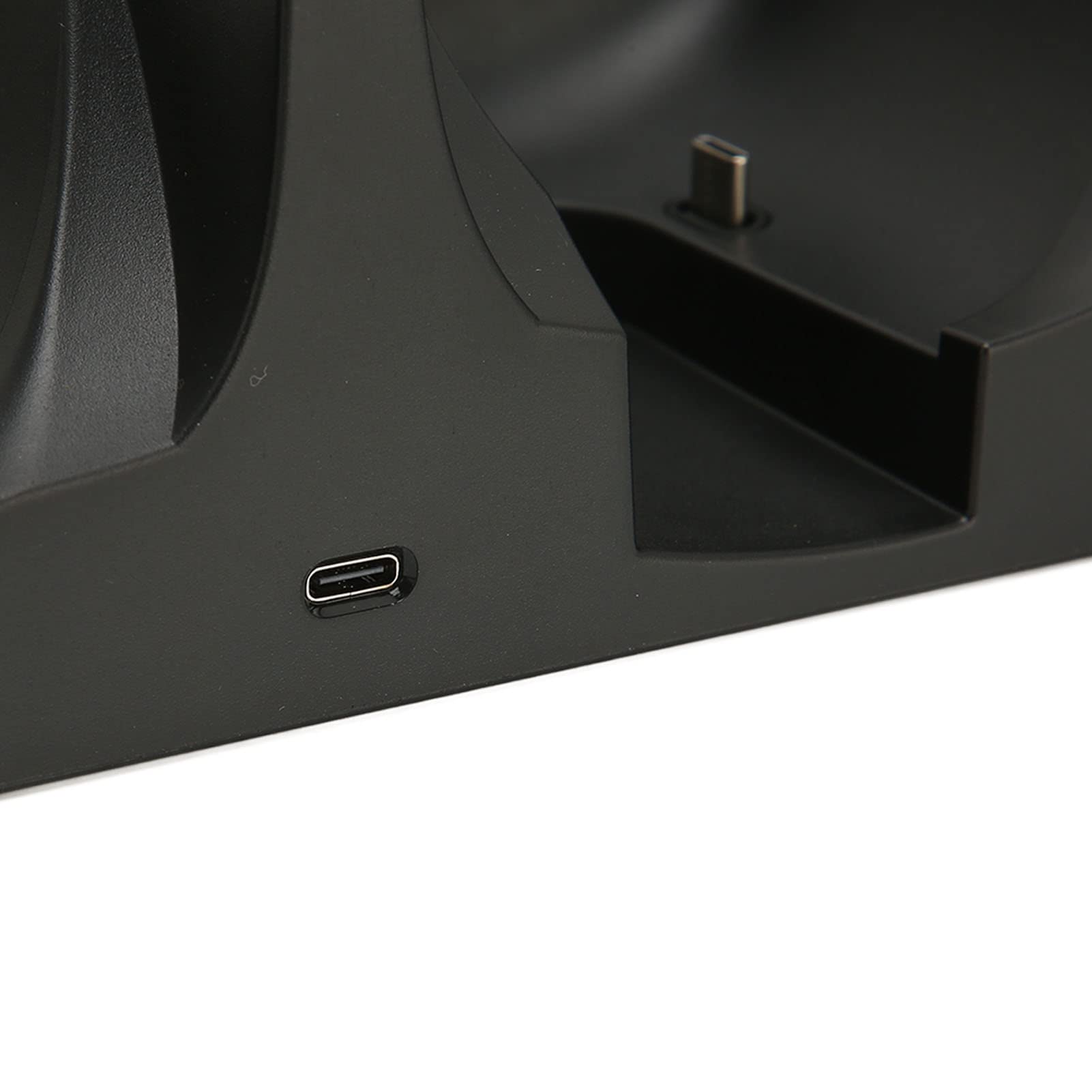Station de Charge Double pour VR 2, Station de Recharge sans Fil pour VR avec Charge Rapide Type‑C et indicateur LED, Base de Charge compacte en ABS pour Deux Casques