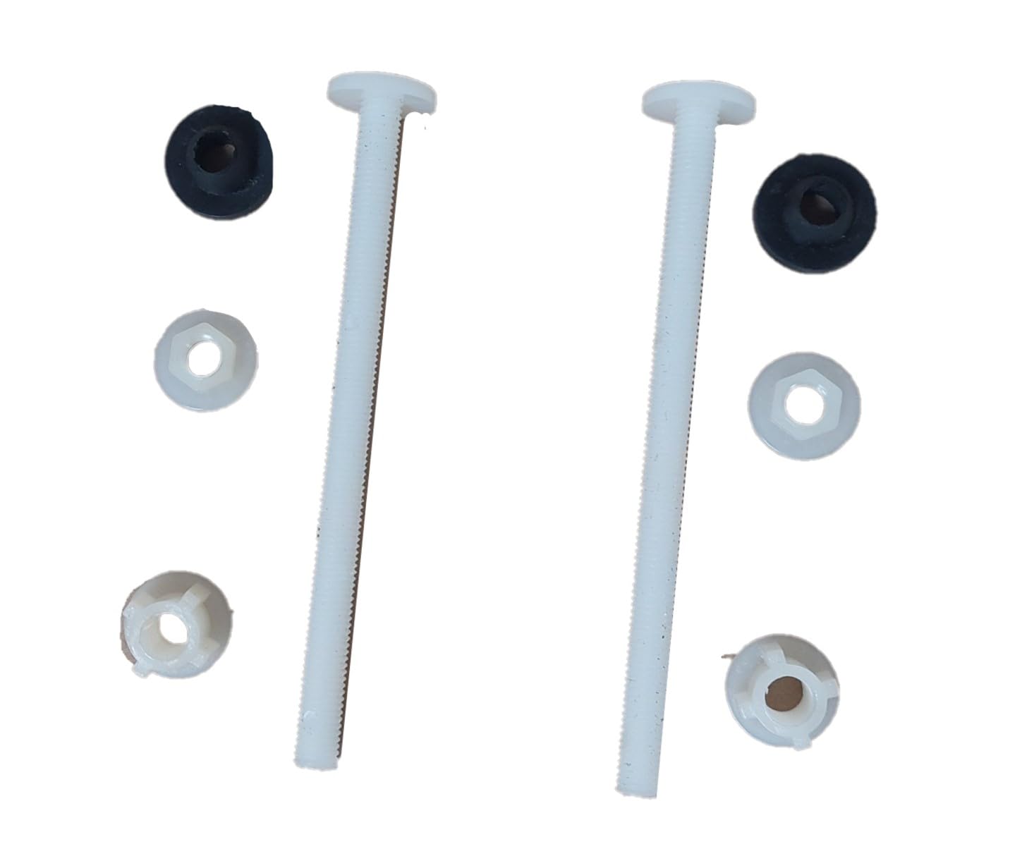 NuFlush 6" Nylon Replacement Toilet Seat Bolts