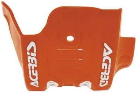 Acerbis MX Skid Plate (ORANGE/WHITE) For 19-22 KTM 450SXF