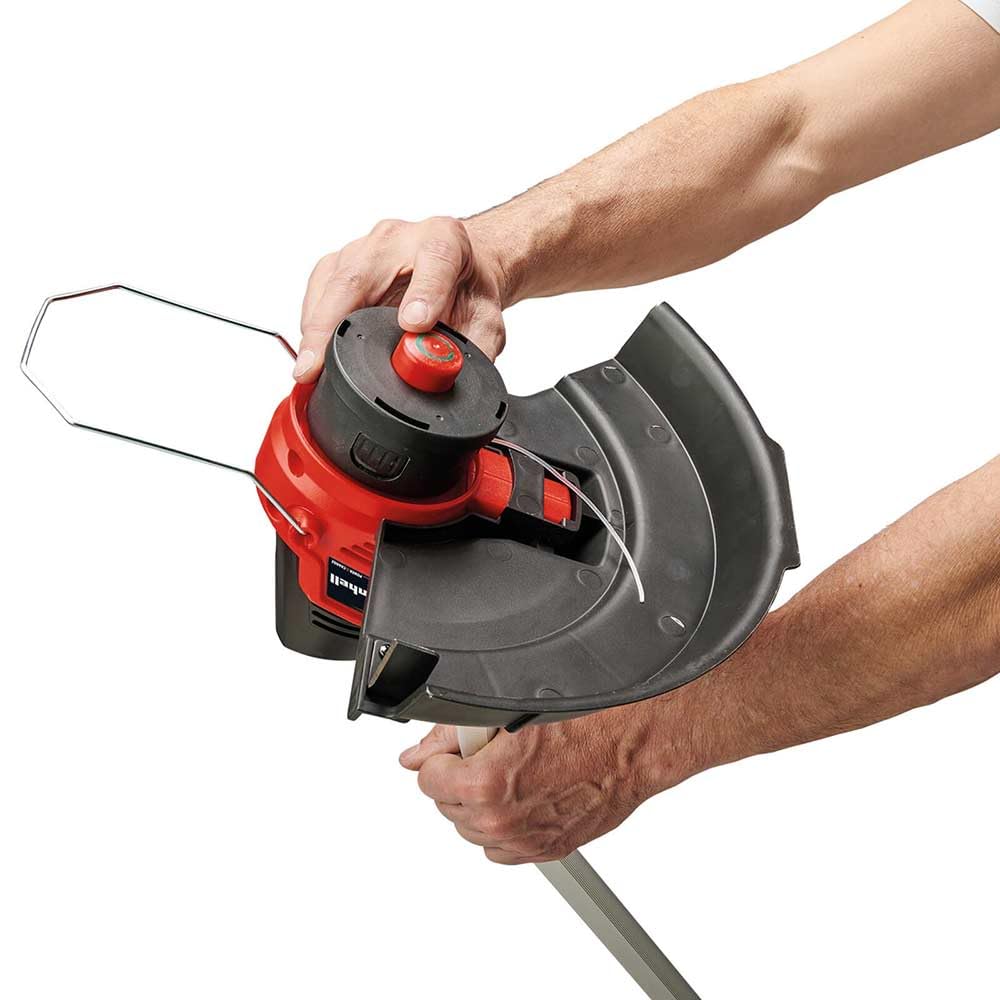 Einhell Akumulatorowa podkaszarka do trawy GE-CT 18/33 Li E-Solo Power X-Change (18 V, szerokość cięcia 33 cm, Flowerguard, automatyczna funkcja TIPP, w zestawie szpula żyłkowa, bez akumulatora) | PXC | 18 V | szerokość cięcia 33 cm | szpula żyłki | autom
