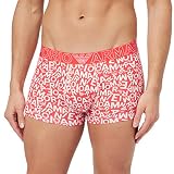 Emporio Armani Men's All Over Logo Bold Trunk Les Troncs, Bitter/White EA, L pour des Hommes
