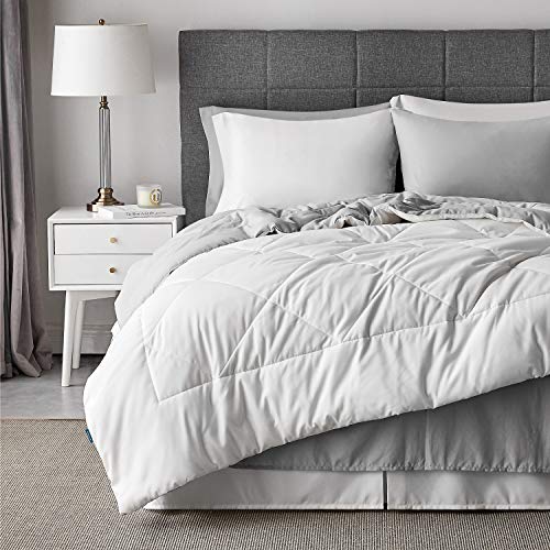 Bedsure White California King Comforter Set - 7 Pieces Reversible Bed Set Bed In A Bag California King With Comforters, Sheets, Pillowcases & Shams, California King Bedding Sets #TOP3