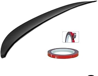 Generic Turkish Leather Car Spoiler - Black - Inside