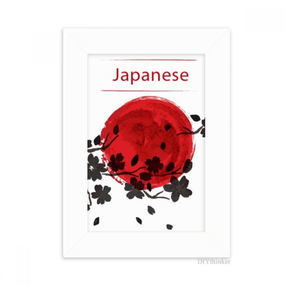 Cadre photo pour bureau blanc anti poussière style japonais 10x15