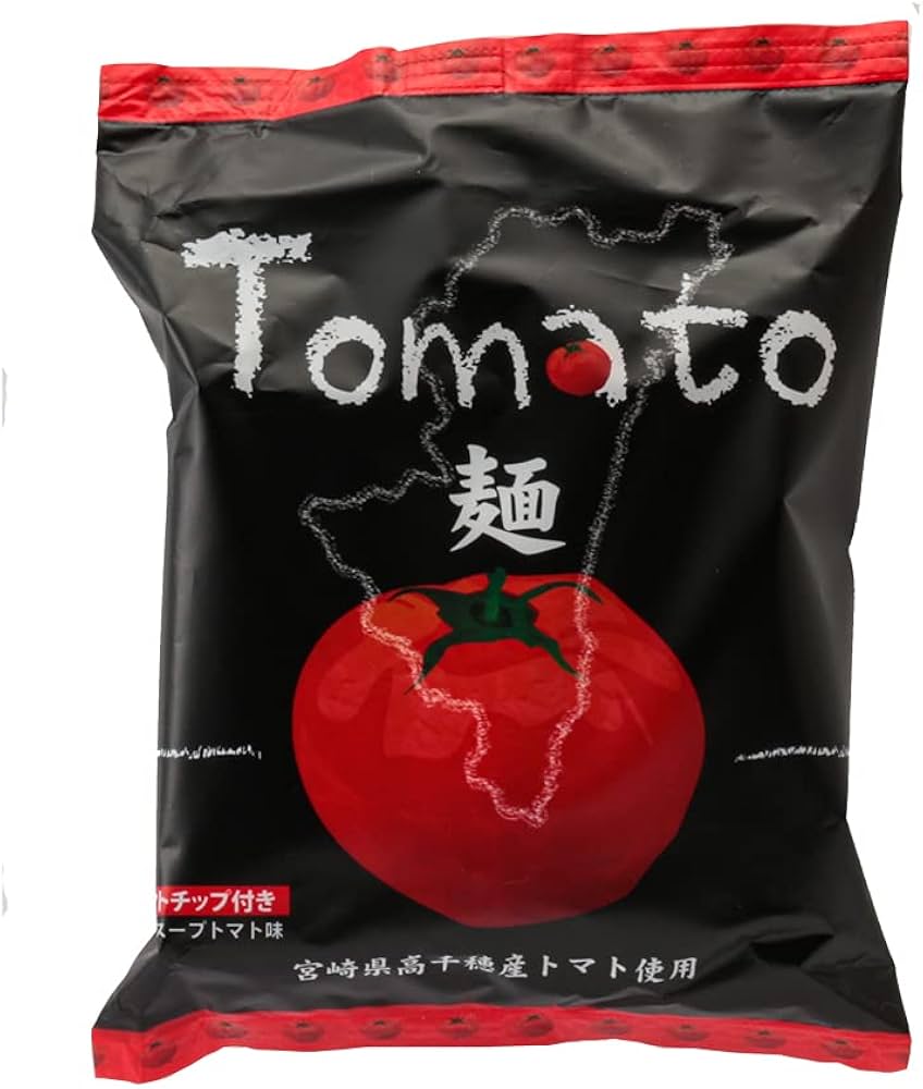 Amazon.co.jp: 宮崎経済連直販 Tomato麺 88g ラーメン : 食品・飲料・お酒
