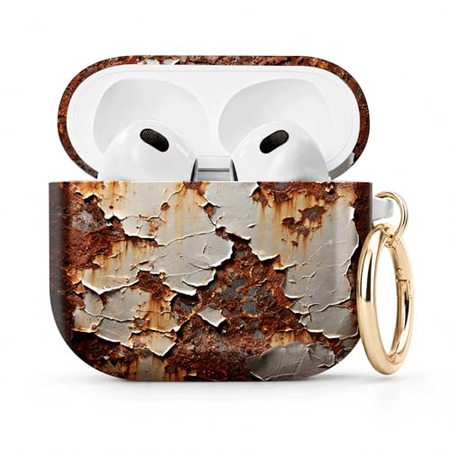 PLKTJOSA Airpod 4�P�[�X�Ή� TPU���킢���p�^�[���ی� �ϏՌ��� ���h�~�P�[�X �L�[�`�F�[�������O�t�� ���C�����X�[�d�Ή� (�h���������ꂽ�K�т������\��)