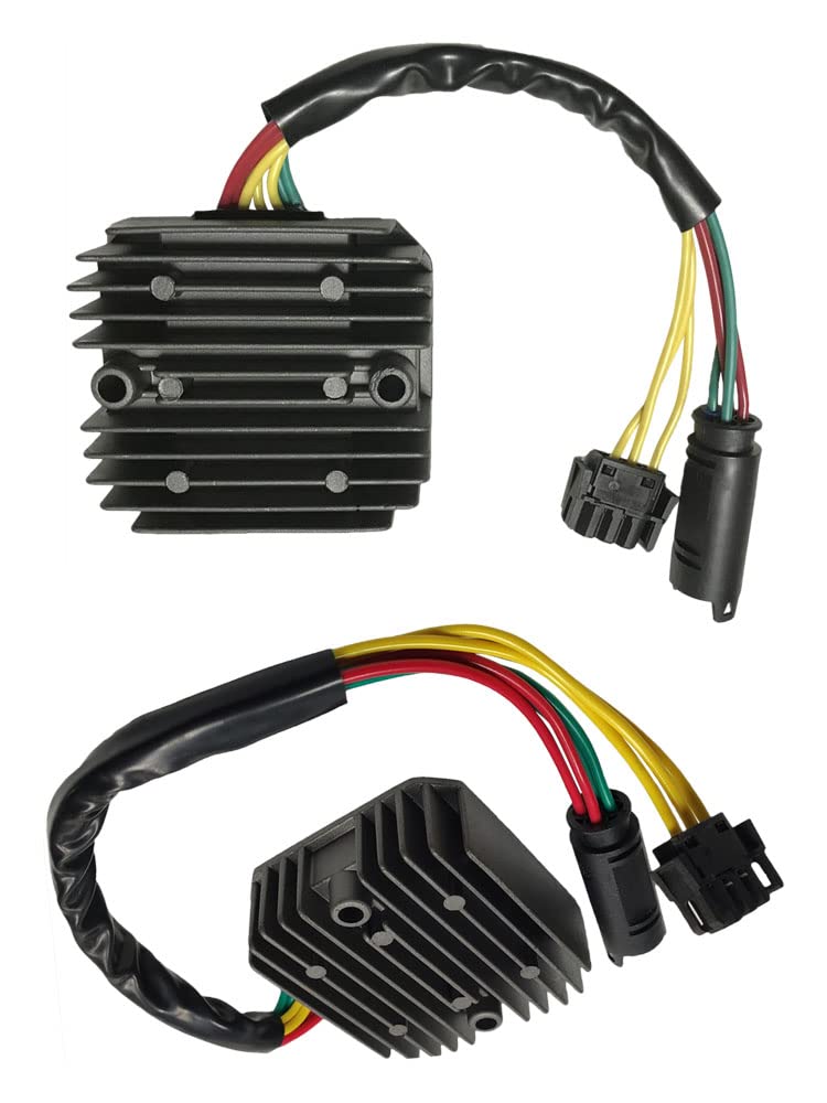 MACHSWON Regulador de voltaje rectificador para motocicleta, 61312346550/61317707943, Compatible con B/M*W F650CS F700GS F800GS F800R G650GS G650X K15, Cable largo