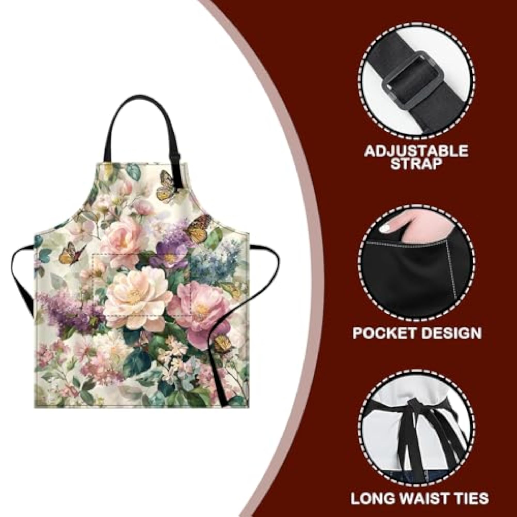 Cooking Aprons for Women, Perfect for Kitchen Tasks