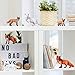 8 Pcs Fox Animal Toy Figures Set Realistic Red Arctic Fox Figure Forest Woodland Jungle Animal Playset Little Animal Toys Cake Topper Party Favors Educational Gift for Christmas Birthday Supplies
