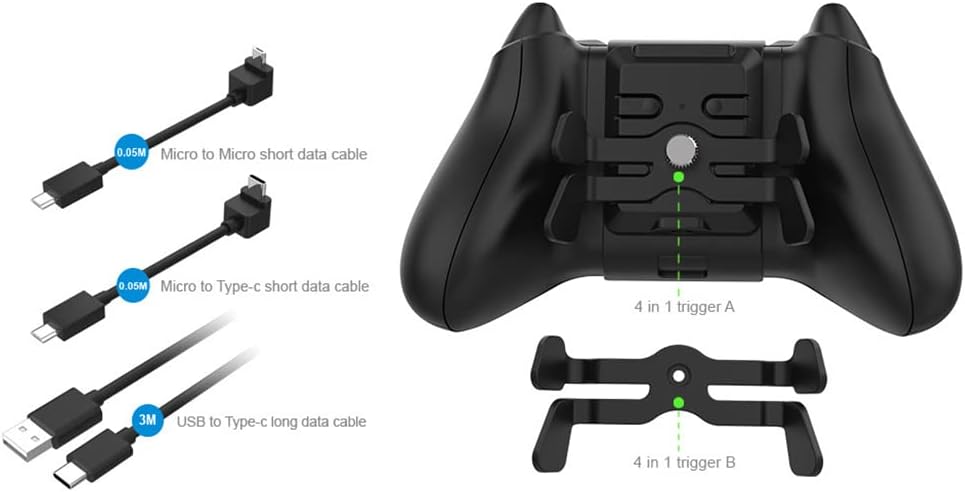 Amazon Co Jp Hugyourlover 拡張ゲームパッドバックボタンアタッチメントジョイスティックリアボタンアダプターxboxone シリーズs Xゲームコントローラーと互換性があります ゲーム