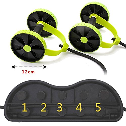 Treinador de exercícios musculares da Jungle Sport Ab Roller Pro Carver; treinador principal (com gu