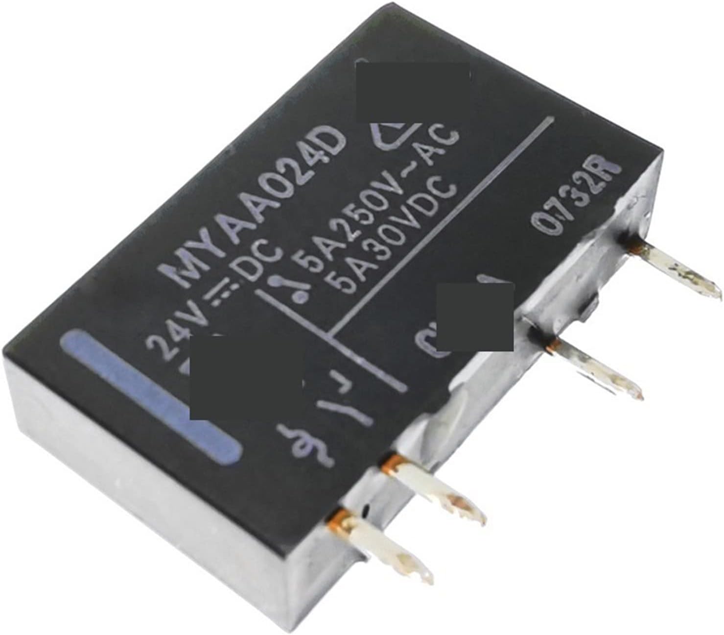 AMNOOL 5/10Pcs Relay MYAA024D MYAA024 5A 24V DIP4 24VDC FTR-MYAA024D (Color : 10pcs, Size : MYAA024)