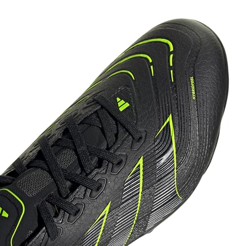 adidas Unisex Predator League Multi Ground Football Boots, core Black/Carbon/Lucid Lemon, 43 1/3 EU