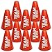 Anderson's Orange and White Team Spirit Megaphones, 7 Inches, Set of 10, School Colors, Fan Gear, Noisemakers, Cheerleader Accessories, Team Spirit