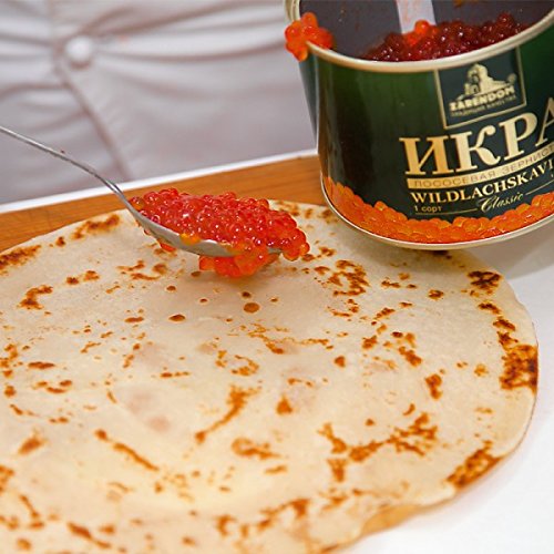 Kaviar - Zarendom Gorbuscha Lachskaviar Klassik 500 g Dose - roter Kaviar - caviar - икра