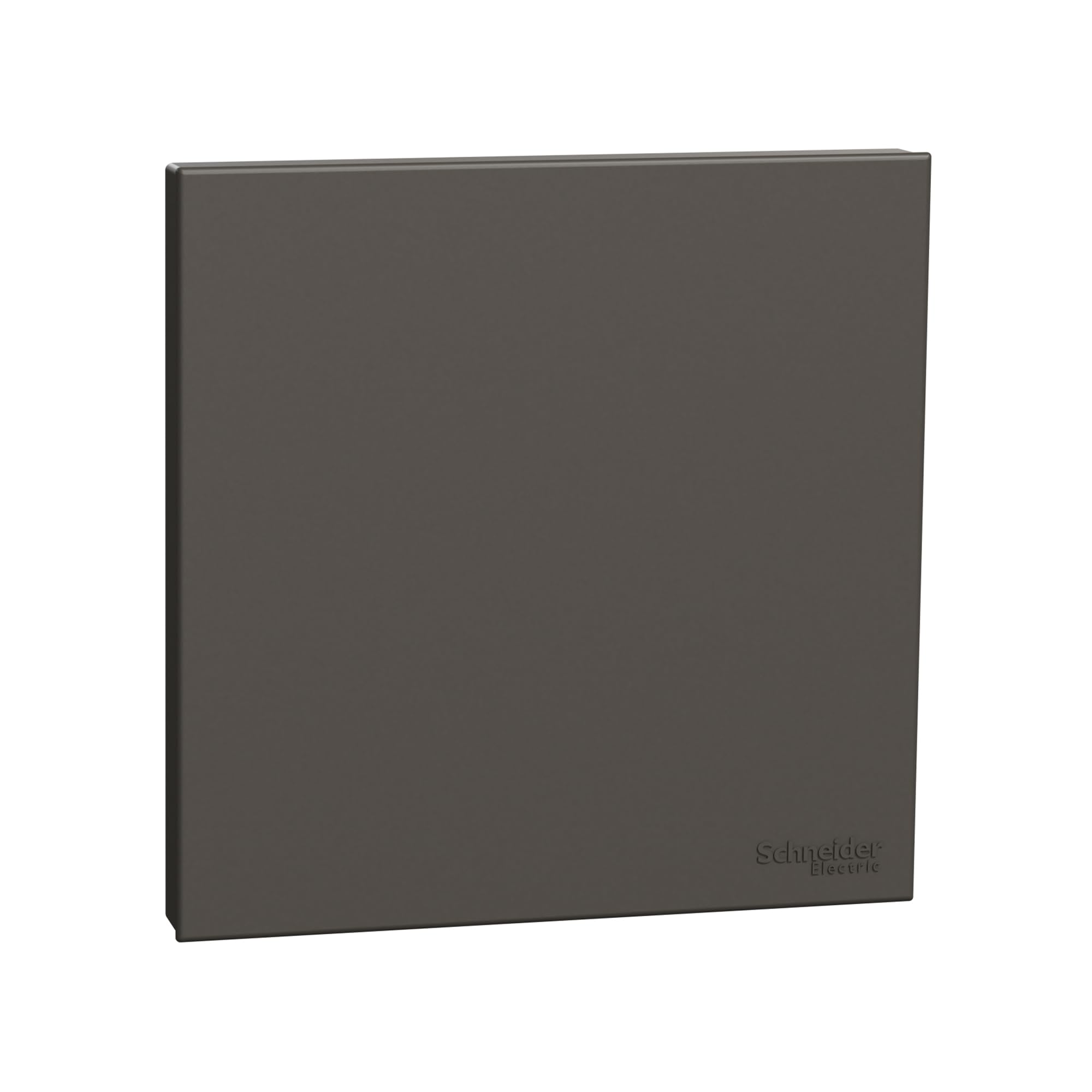 Schneider Electric Avataron C Blank Plate E8730X_DG, 1 Gang, Dark Grey