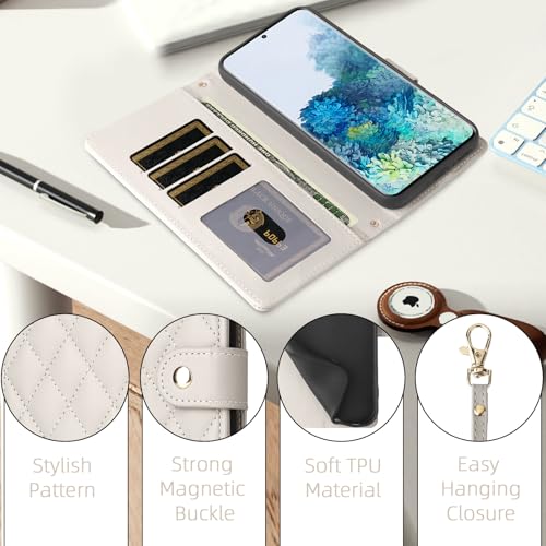 Étui en cuir de luxe pour Samsung S20 Plus avec verre de protection