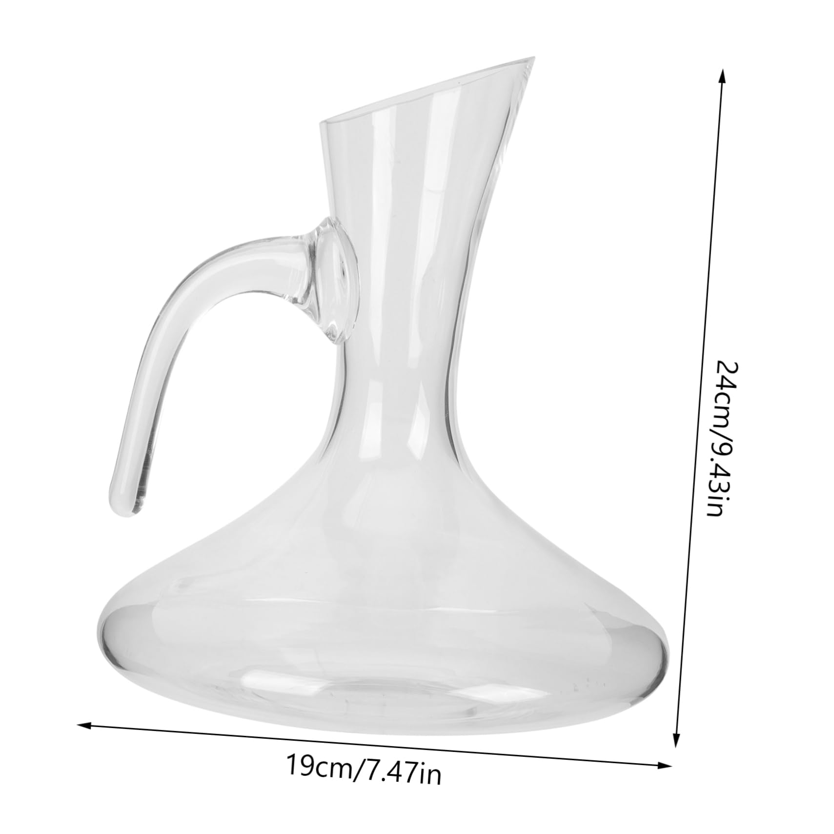 Garneck Caraffa Per Vino Rosso Per Uso Domestico Decanter Per Vino in Per Aerazione Intenditore Di Vino