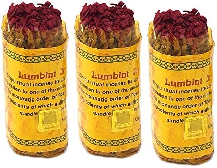 Lumbini cuerda incienso tibetano hierbas aromáticas hechas a mano Nepal IN04 (3)
