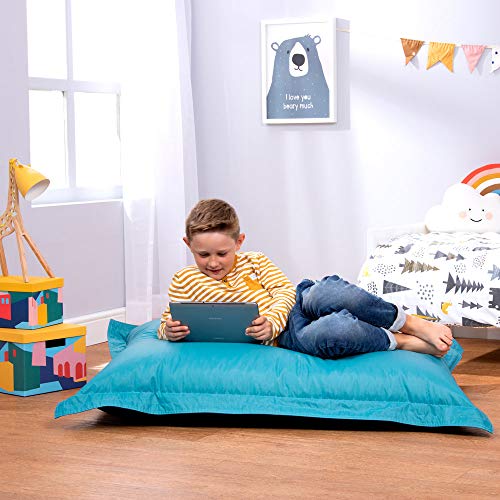 Bean Bag Bazaar Sitzsack Outdoor für Kinder, Türkis, Wasserabweisend, XXL Sitzsack Sessel für den Innen- und… – Bild 4
