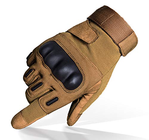 TitanOPS Full Finger Hard Knuckle Motorcycle Military Tactical Combat Training Army Shooting Outdoor