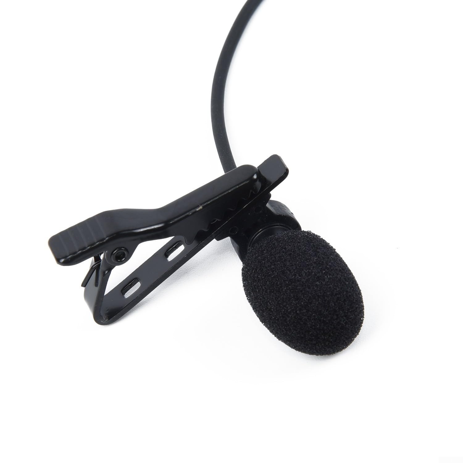 Micro cravate 3,5 mm à clipser pour téléphone portable, PC, tablette, enregistrement omnidirectionnel avec protection contre le vent et étui