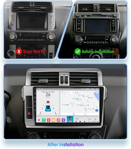 Autoradio GPS Prado 2013-2017 avec Android Auto sans fil