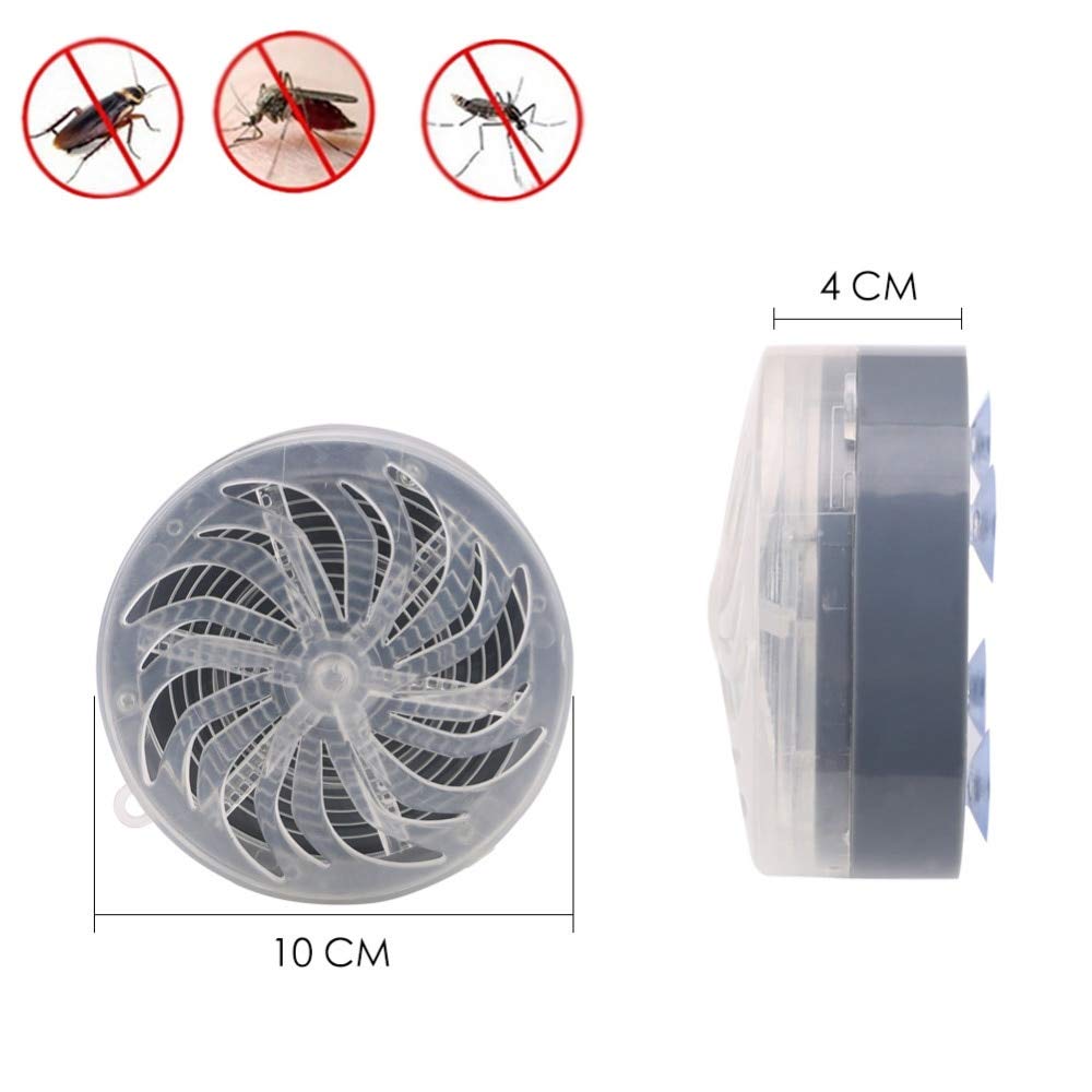 Urządzenie do zabijania komarów Lato Zasilany energią słoneczną Urządzenie do zabijania komarów Buzz Uv Światło Fly Insect Bug Mosquito Kill Indoor Outdoor