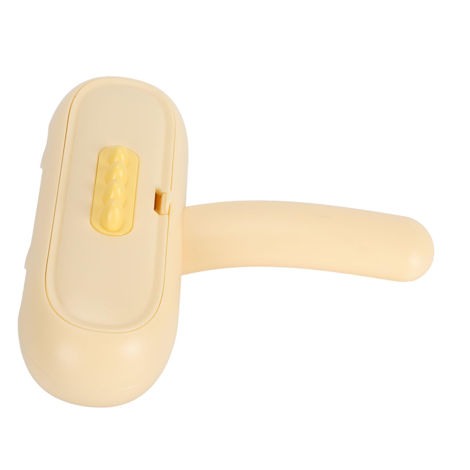 Gavigain Reusable Pet Hair Remover Dual Sided Design, Ergonomic Handle, ABS Material, for Furniture, Carpets, Clothing, and Sofas (Yellow)