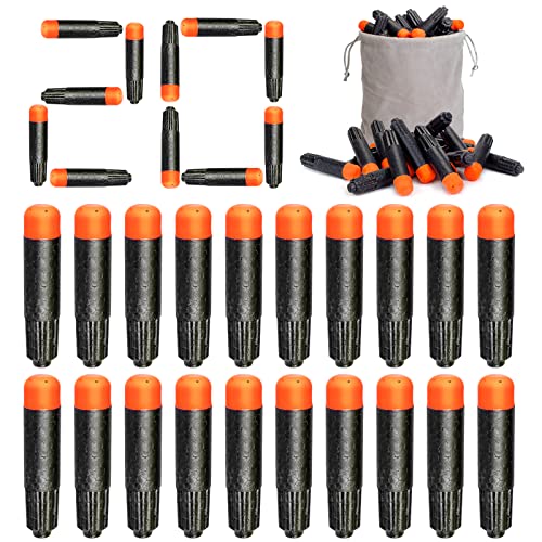 Refill Darts 20Pcs Bullets Compatible With Nerf Ultra Series With Storage Bag (Black) #TOP22