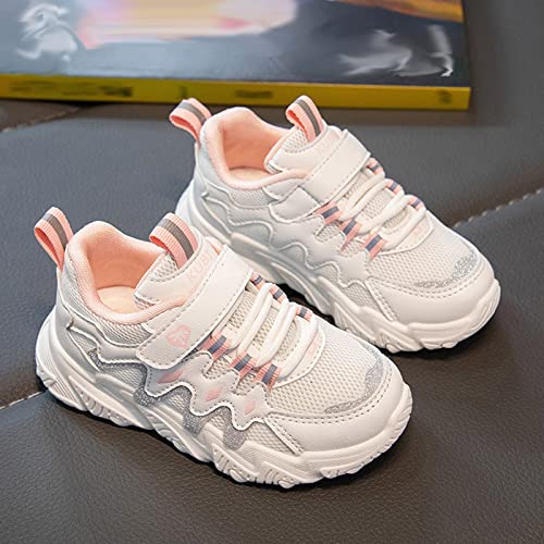Unisex-Child Sneaker Shoes Non-Slip with Soft Rubber Sole Lace-up Running Athletic Shoes Casual Fashion Footwear3