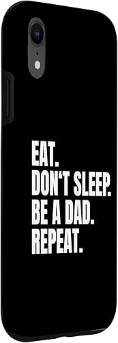 Miniatura 3 de Eat Don't Sleep Be A Dad Repeat Case for iPhone XR
