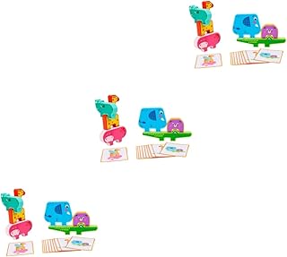 Toyvian 3 Conjuntos De Brinquedos De Quebra-Cabeça De Animais Brinquedos De Animais Brinquedos De Madeira Brinquedos De Animais De Madeira Brinquedos De Madeira Brinquedos Educativos De