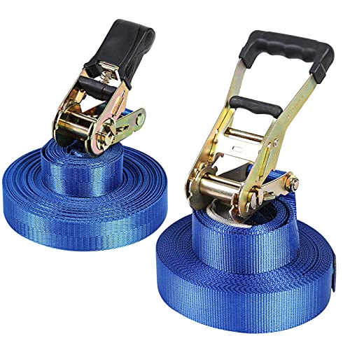 Sunnyglade 50Ft Slackline Kit With Training Line, Tree Protectors, High Grade Ratchet, Arm Trainer And Carry Bag Complete Set For Kids And Adults #TOP2