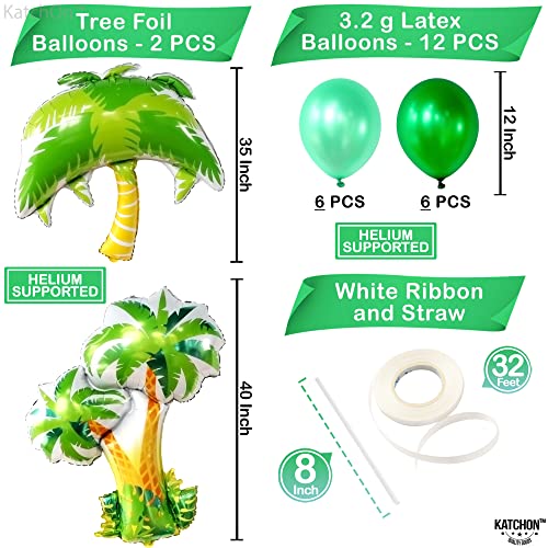 Giant, Dinosaur Balloon Set - 51 Inch, Pack Of 19 | Gold Three Rex Balloon Banner, 16 Inch | Dinosaur Birthday Party Supplies | Self Standing 3D Dinosaur Balloons For Dinosaur Birthday Decorations #TOP6